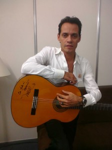 Marc Anthony with guitar
